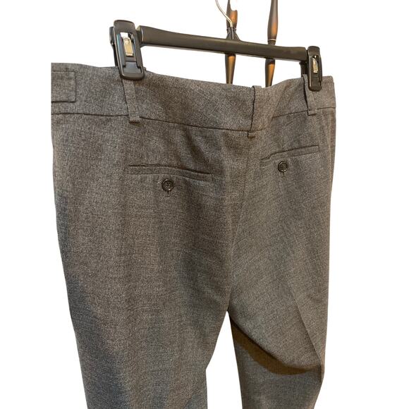 Ann Taylor Dress Pants Women 10P Gray Adj Button Wool Waist Career Work Office - Picture 4 of 4